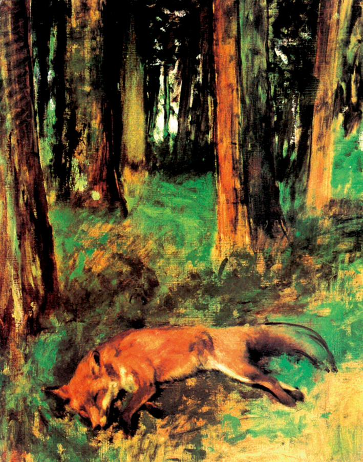  埃德加·德加 Edgar Degas—— 死去的狐狸